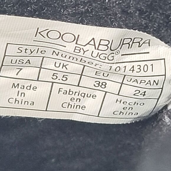 Koolaburra By UGG Women's Black Suede Mid-Calf Boots 1014301 US Size 7 - Picture 12 of 12